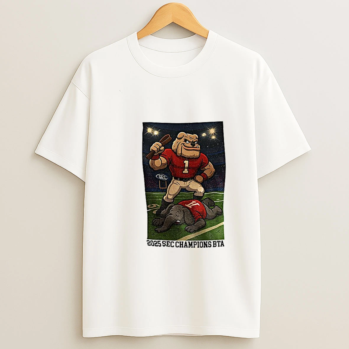 Georgia Bulldogs Victory Dawgs Vs Bama Rivalry Sec Football Cartoon Gameday T Shirt