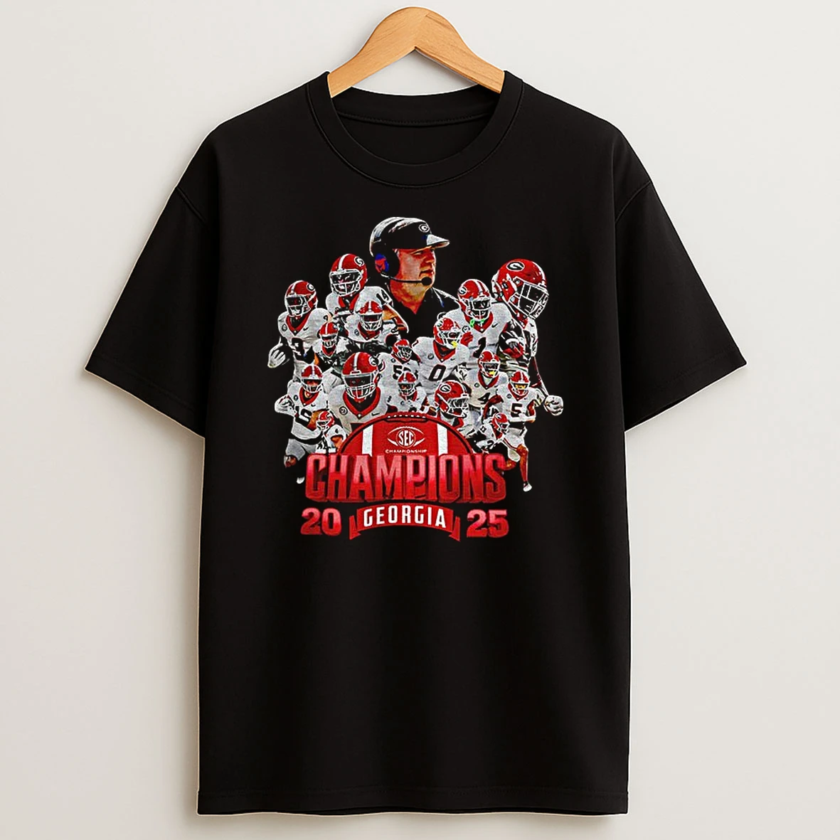 Georgia Bulldogs Victory Go Dawgs Sec Championship 2025 T Shirt