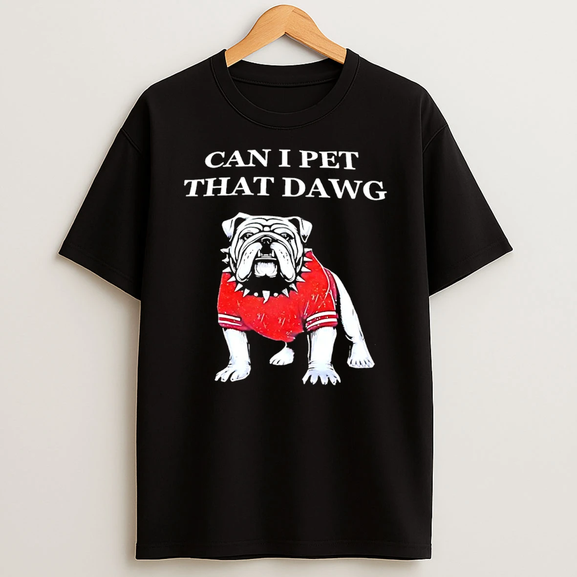 Georgia Bulldogs Can I Pet That Dawg Mascot T Shirt