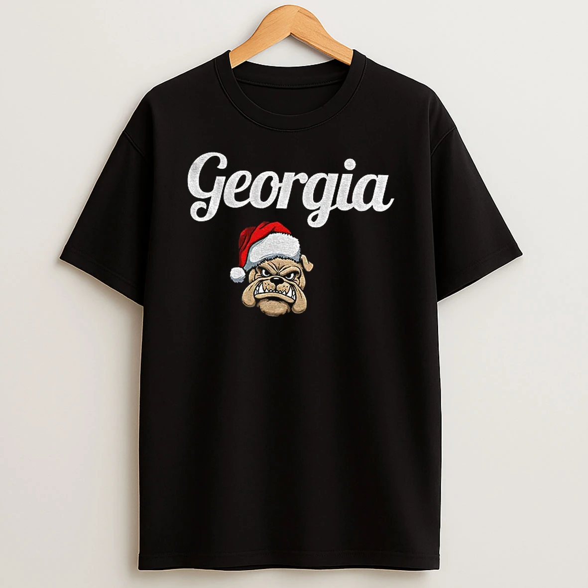 Georgia Christmas Uga Bulldog Dawgs Mascot T Shirt