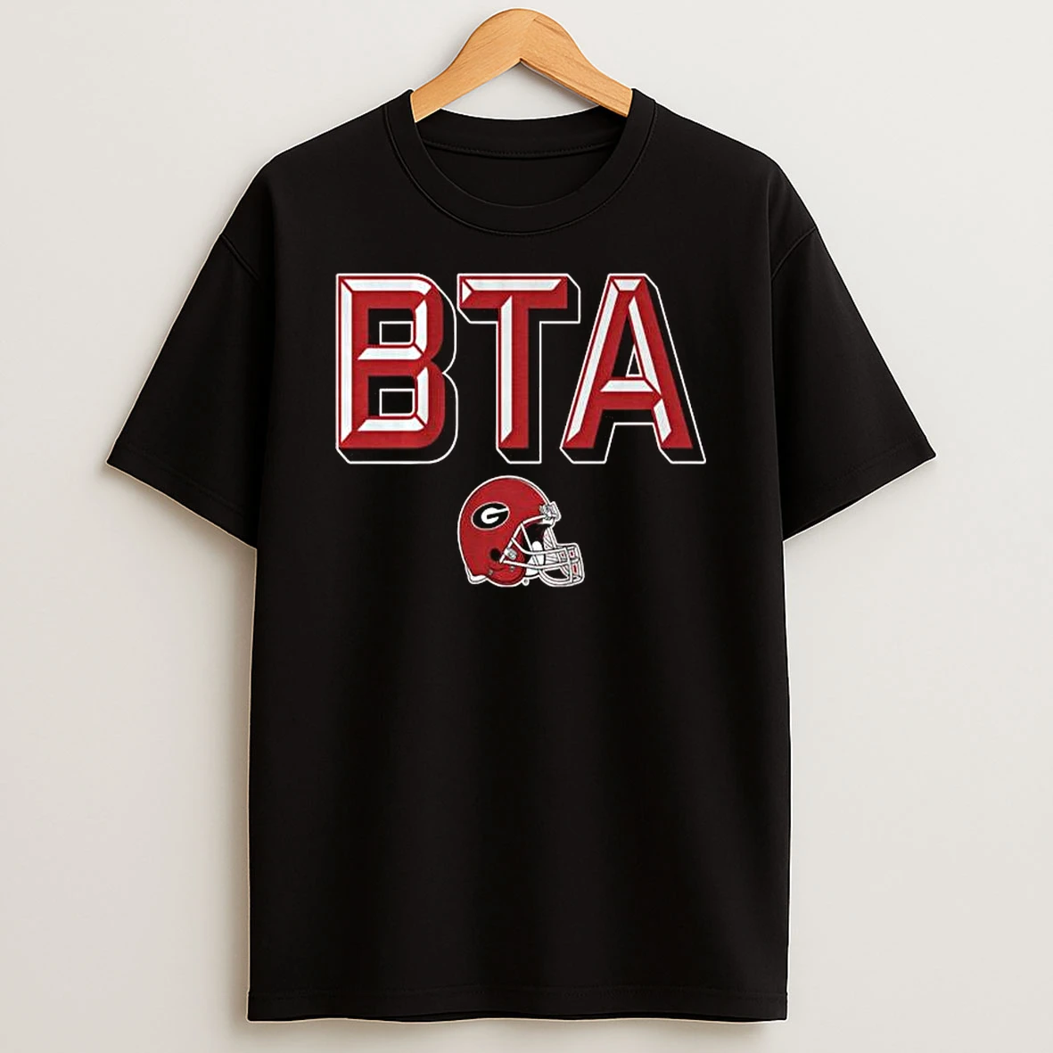 Georgia Football Bta Helmet T Shirt