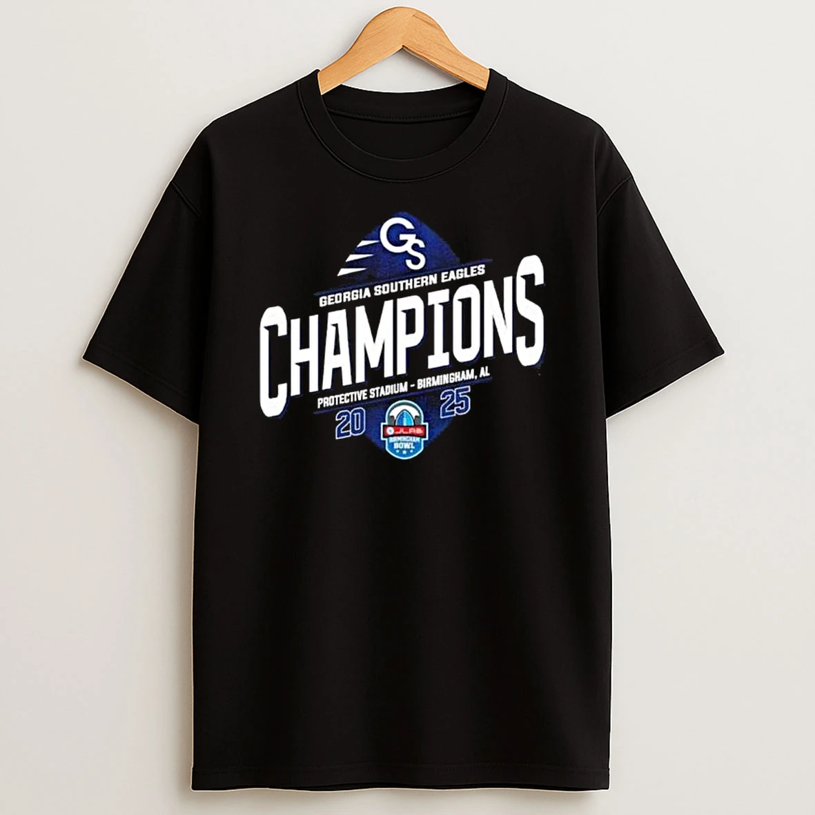 Georgia Southern Eagles 2025 Birmingham Bowl Champions Nfl Cfp Season T Shirt