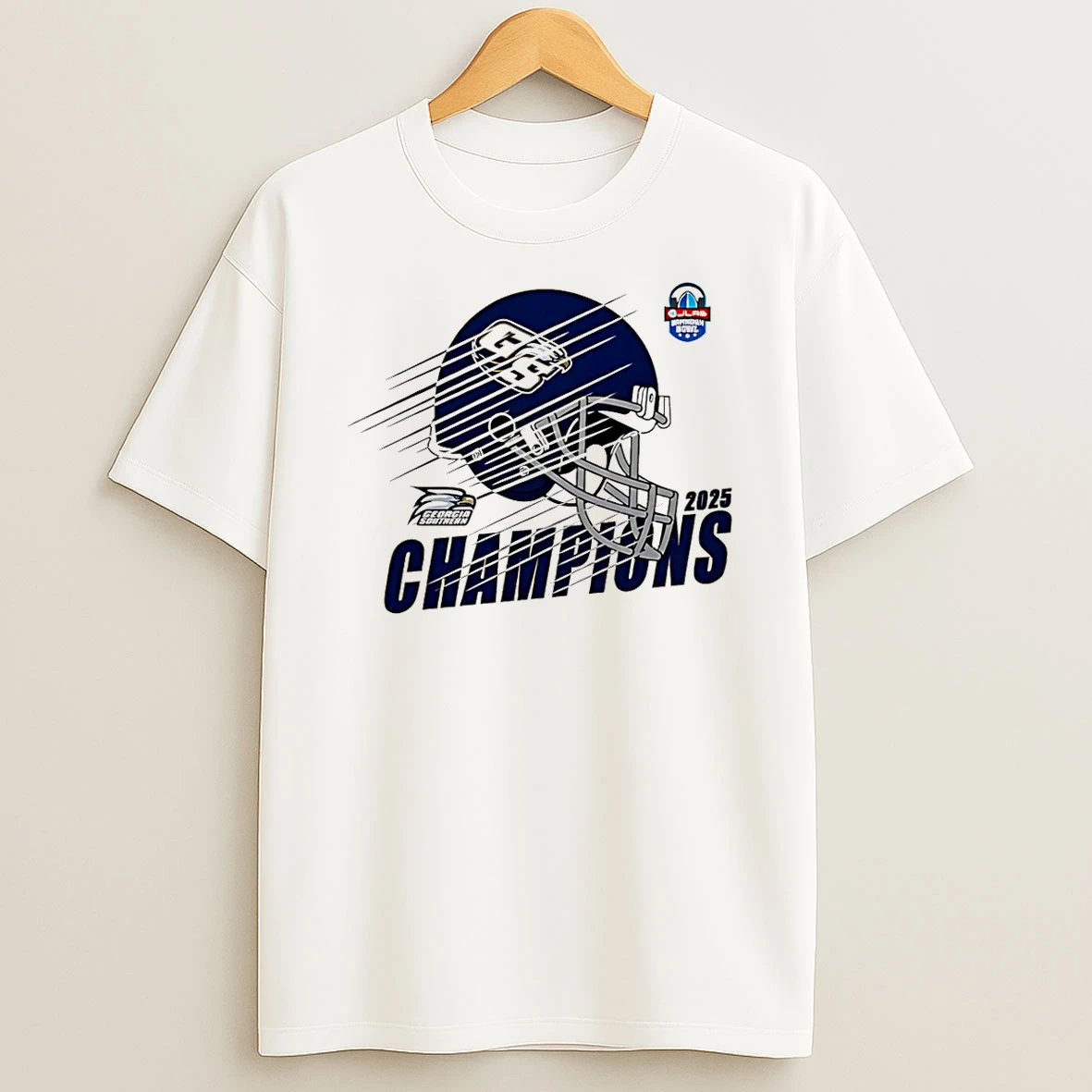 Georgia Southern Eagles 2025 Jlab Birmingham Bowl Champions Classic T Shirt