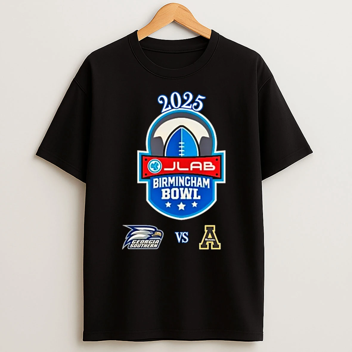 Georgia Southern Eagles Vs App State Mountaineers 2025 Birmingham Bowl T Shirt