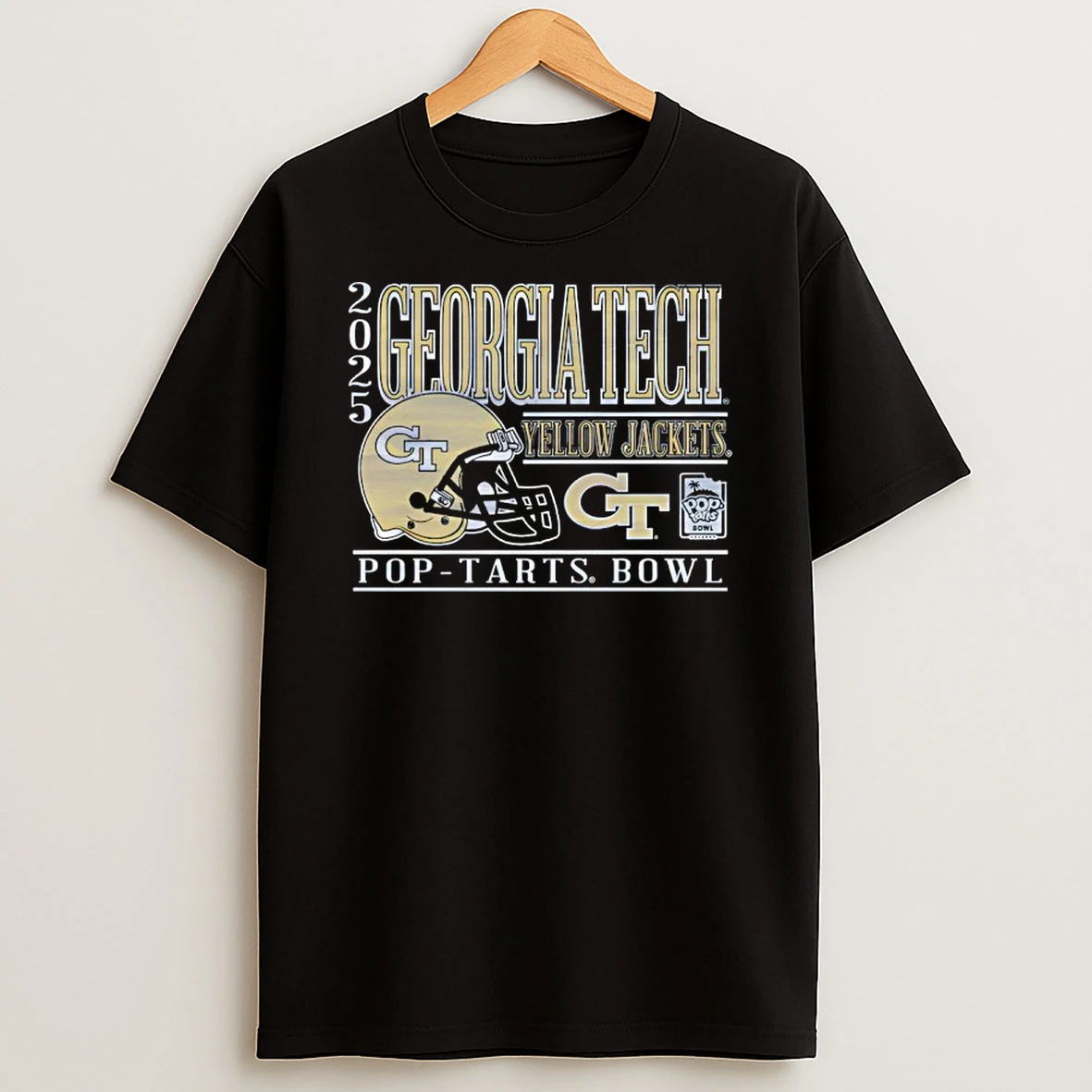 Georgia Tech Yellow Jackets 2025 Pop Tart Bowl Bound T Shirt