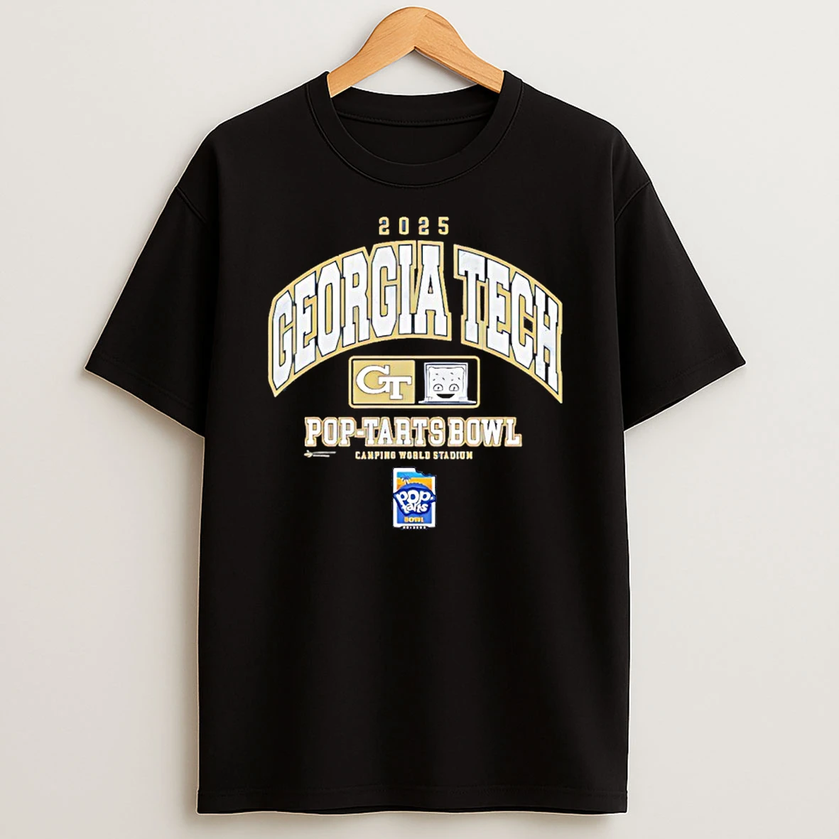 Georgia Tech Yellow Jackets 2025 Pop Tarts Bowl T Shirt