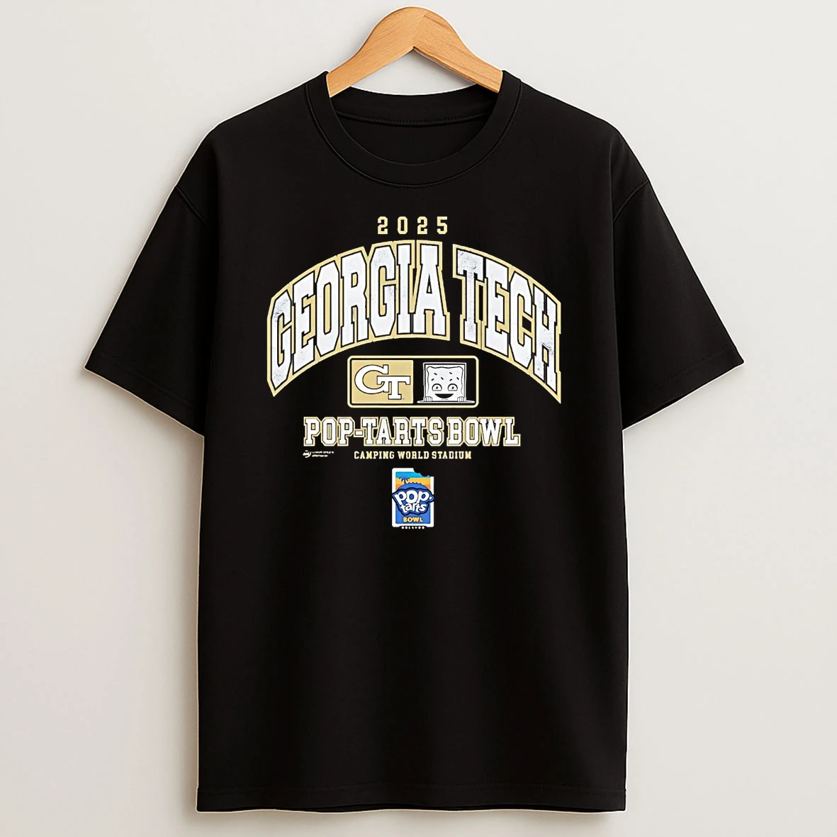 Georgia Tech Yellow Jackets 2025 Pop Tarts Bowl Stadium T Shirt