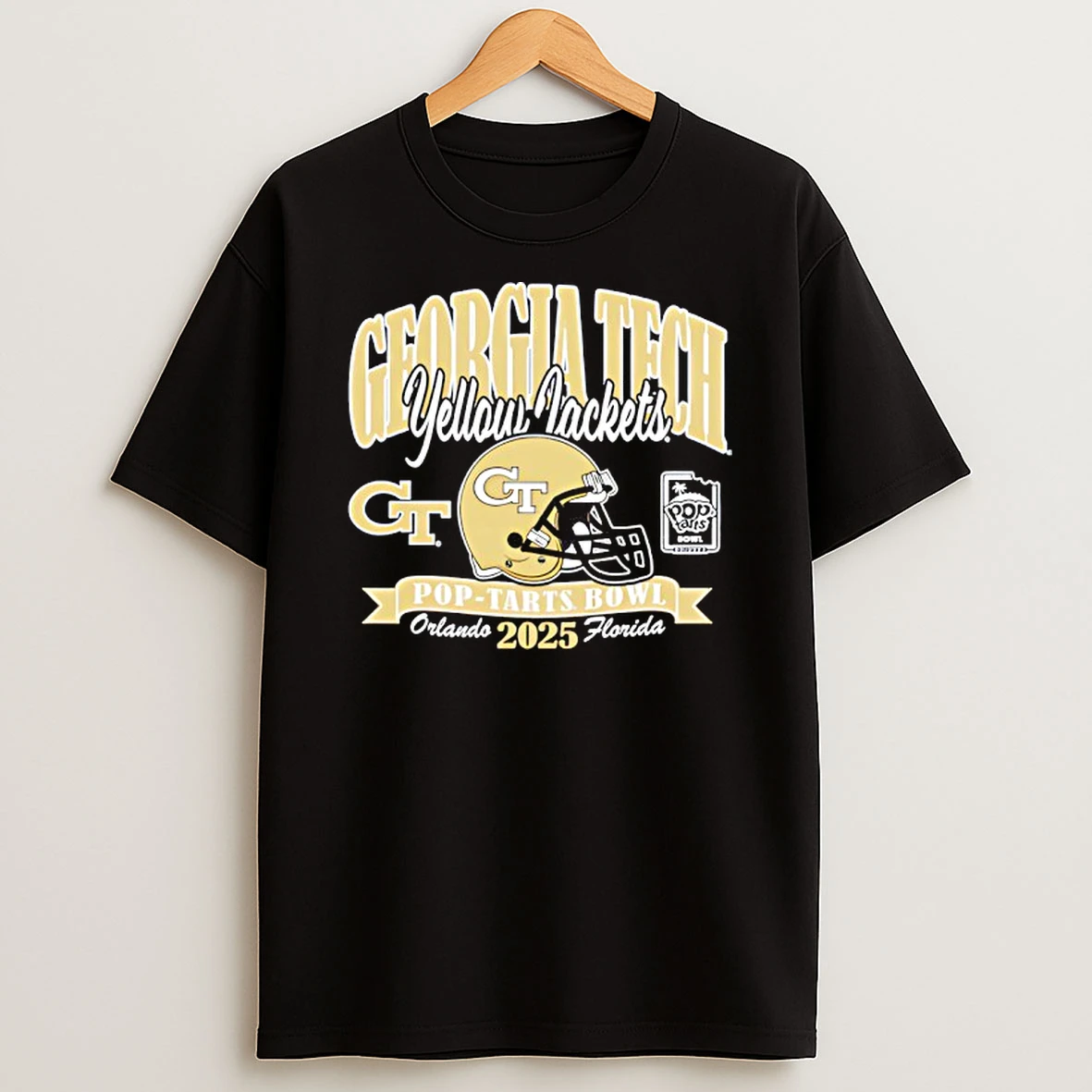 Georgia Tech Yellow Jackets Football Pop Tarts Bowl 2025 T Shirt