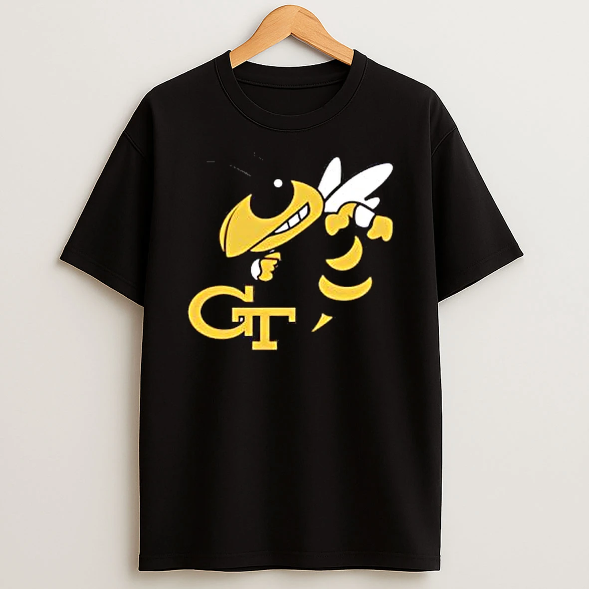 Georgia Tech Yellow Jackets Bee Mascot Logo T Shirt