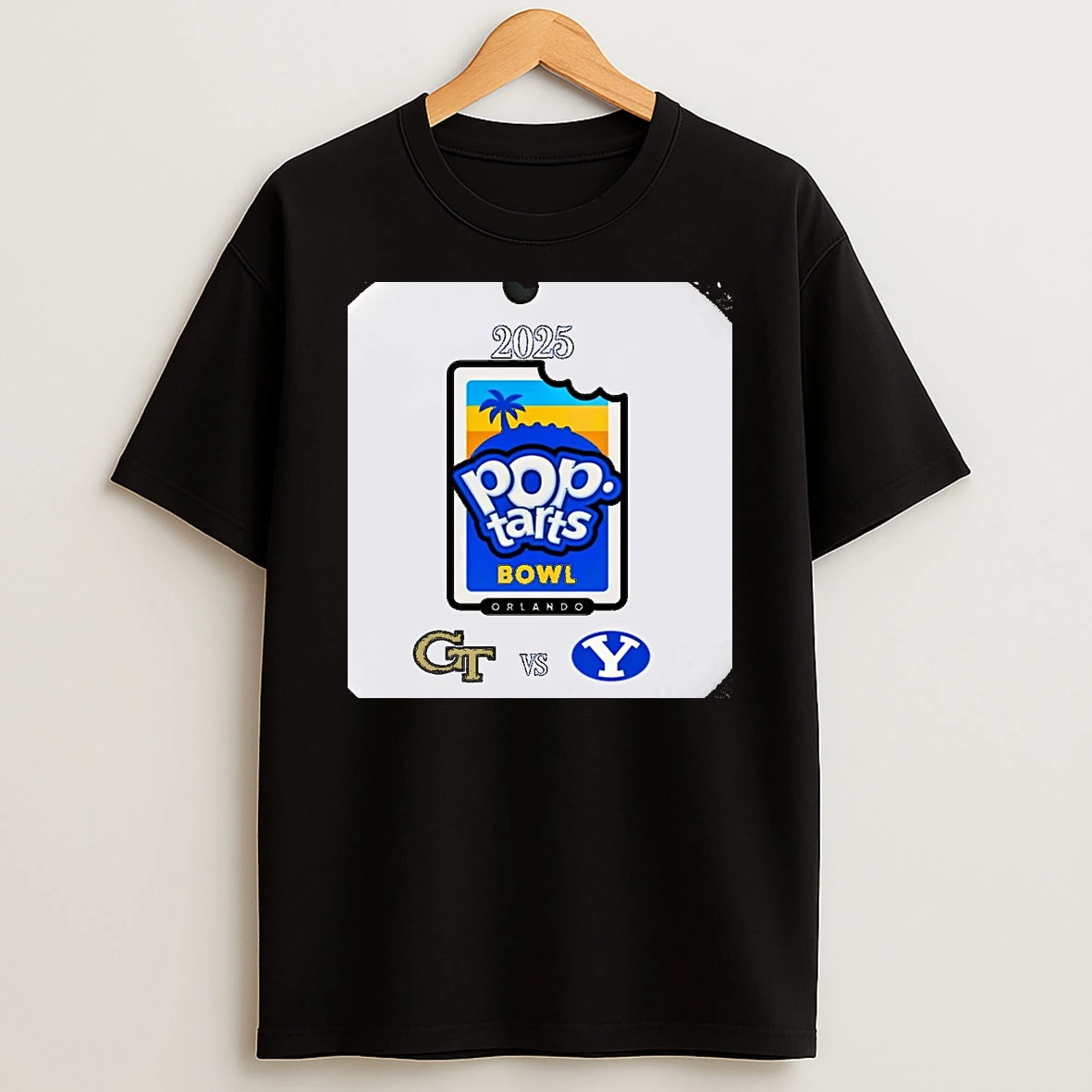 Georgia Tech Yellow Jackets Vs Byu Cougars 2025 Pop Tarts Bowl Christmas T Shirt