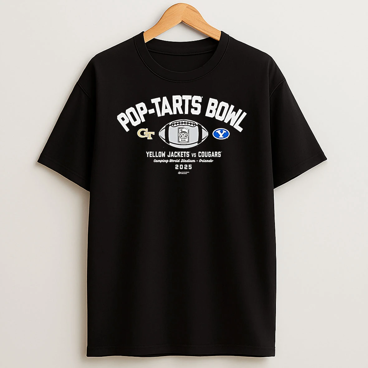 Georgia Tech Yellow Jackets Vs Byu Cougars 2025 Pop Tarts Bowl Stadium T Shirt