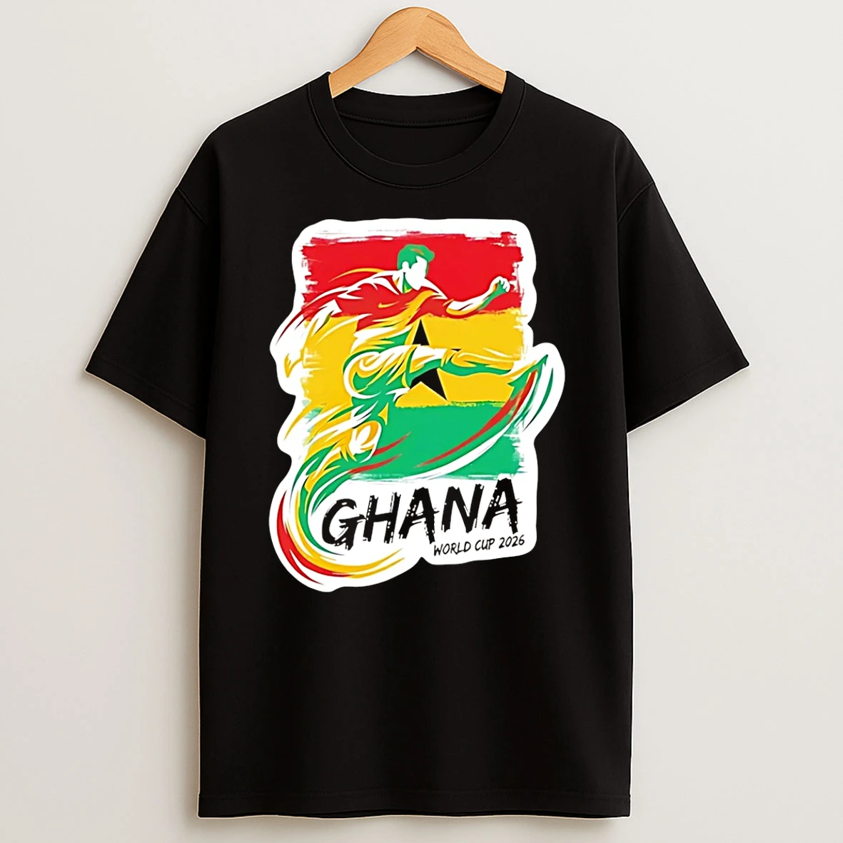 Ghana World Cup 2026 Football Player T Shirt