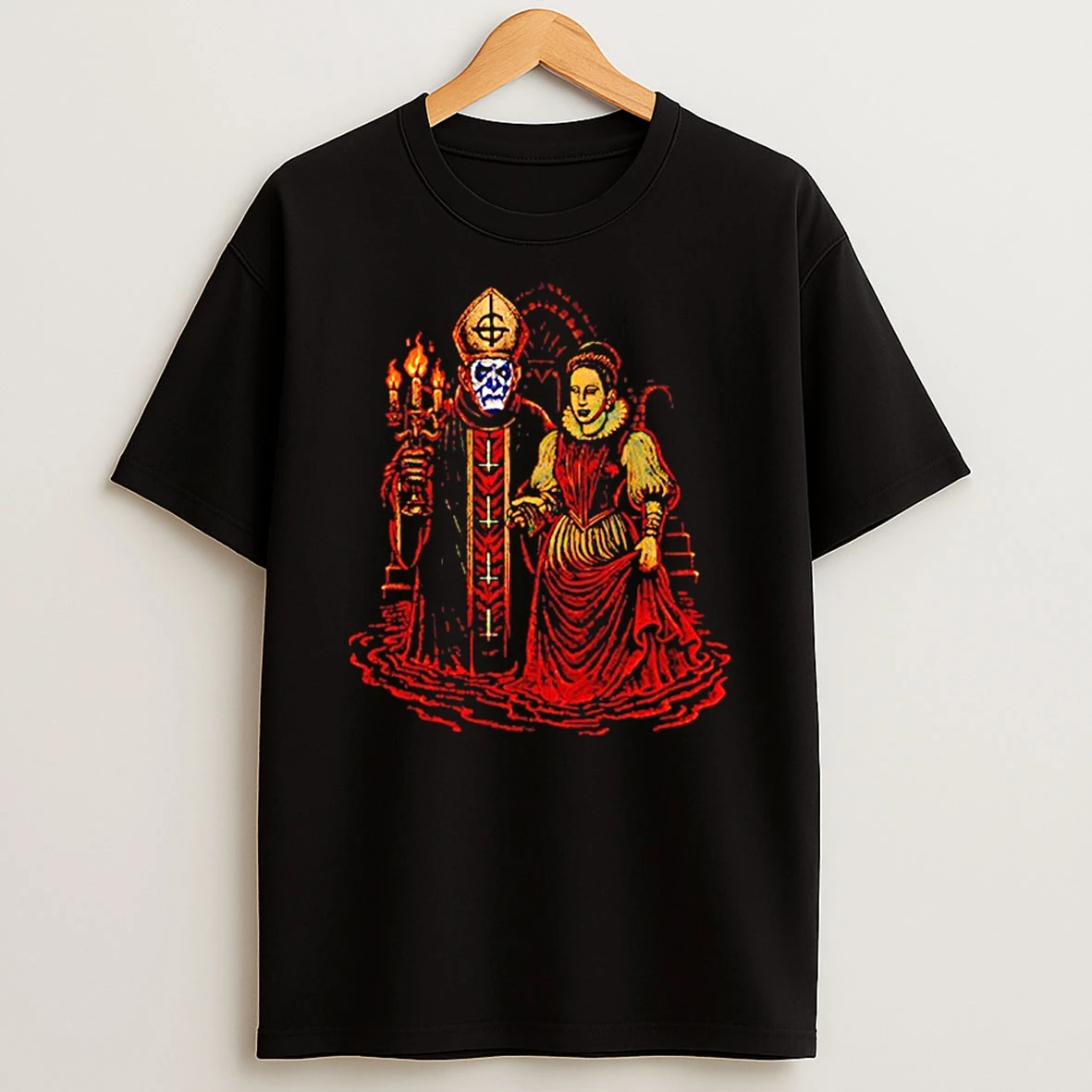 Ghost Elizabeth And Papa T Shirt