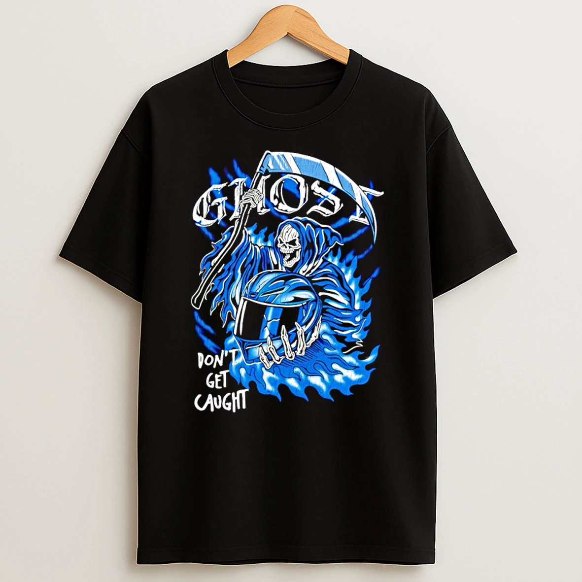 Ghostracing The Reaper Dont Get Caught T Shirt