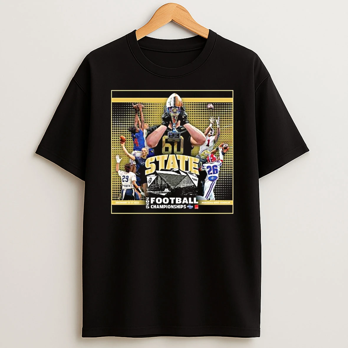 Ghsa Football State Championships December 15 17 2025 Mercedes Benz Stadium T Shirt