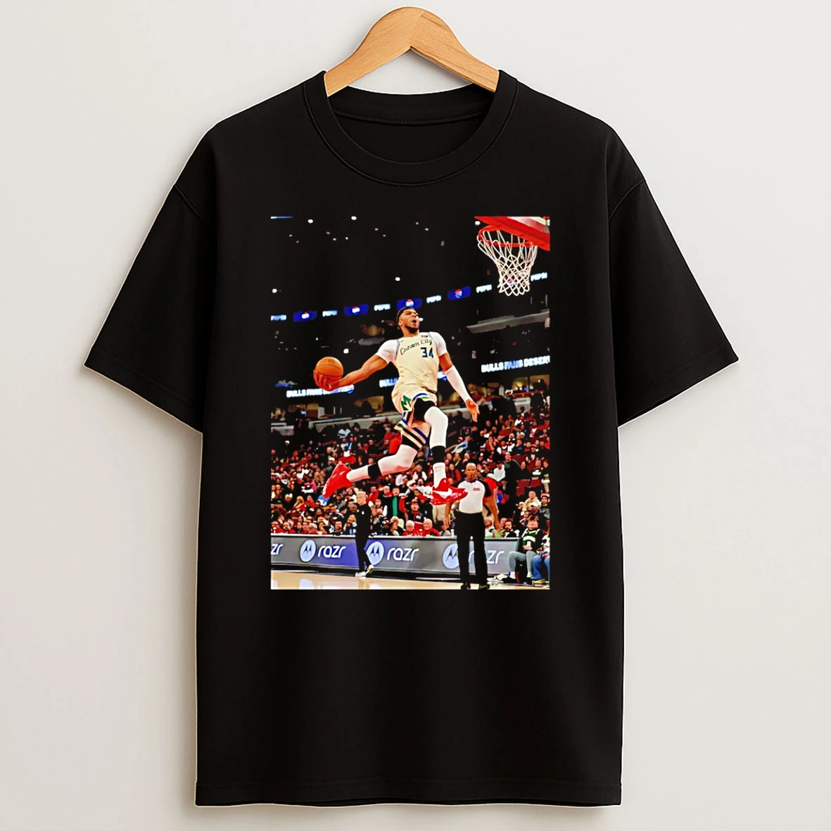 Giannis Antetokounmpo Chicago Bulls Scored A Controversial T Shirt