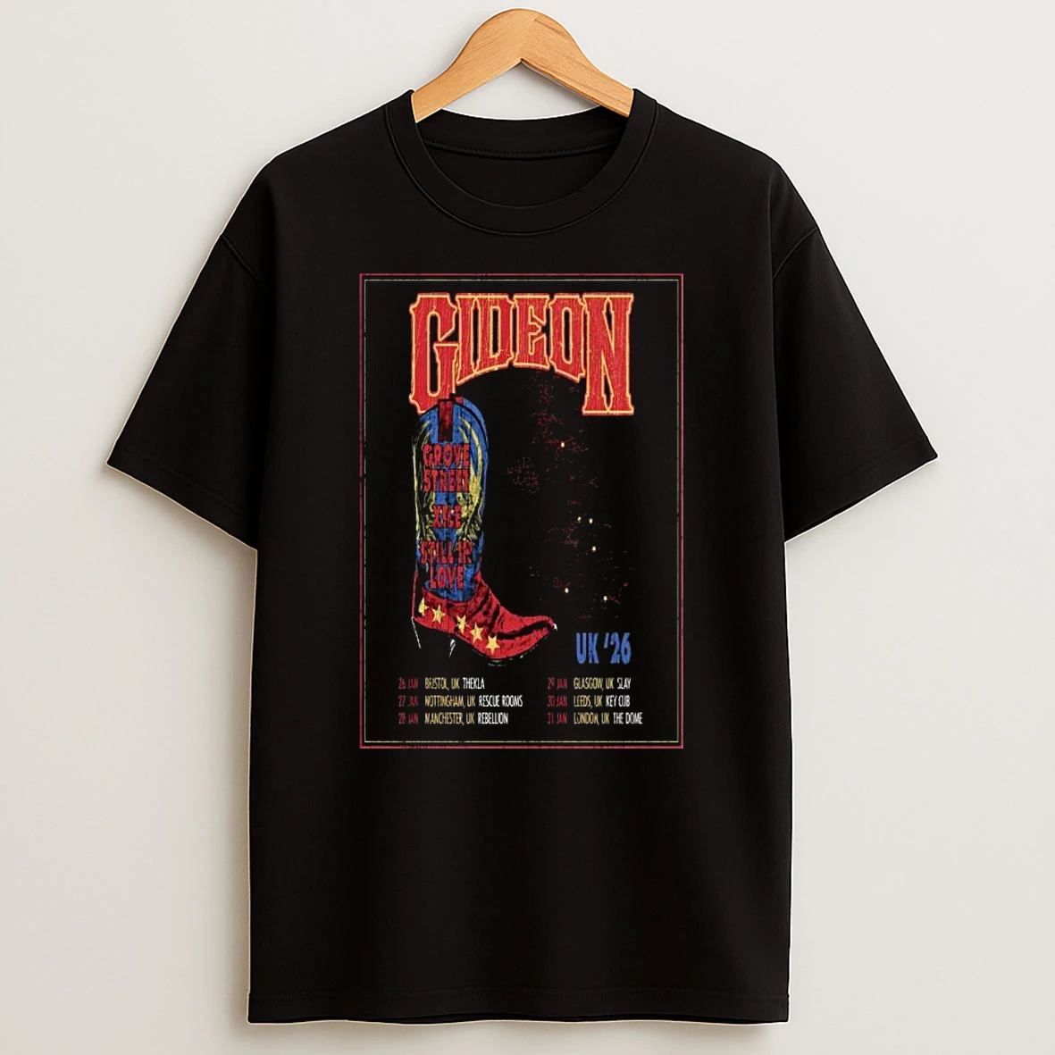 Gideon 2026 Uk Tour T Shirt