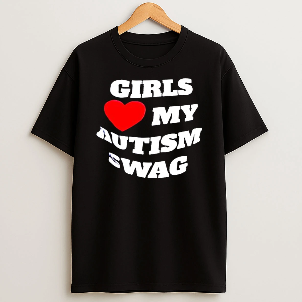 Girls Love My Autism Swag Funny Autistic Awareness T Shirt