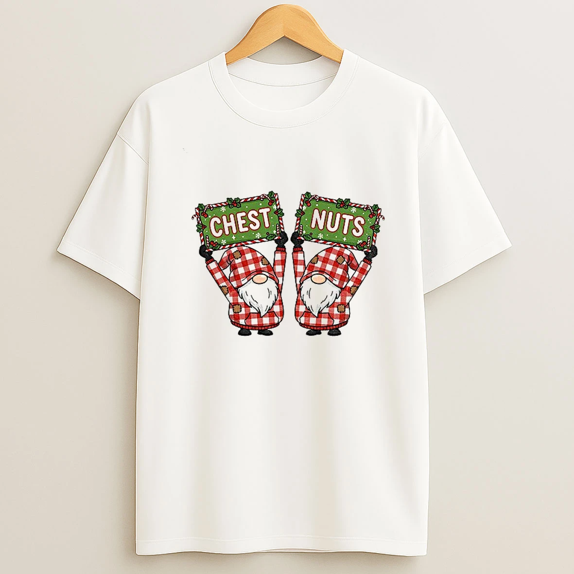 Gnome Chest Nuts Fdt Merry Christmas T Shirt