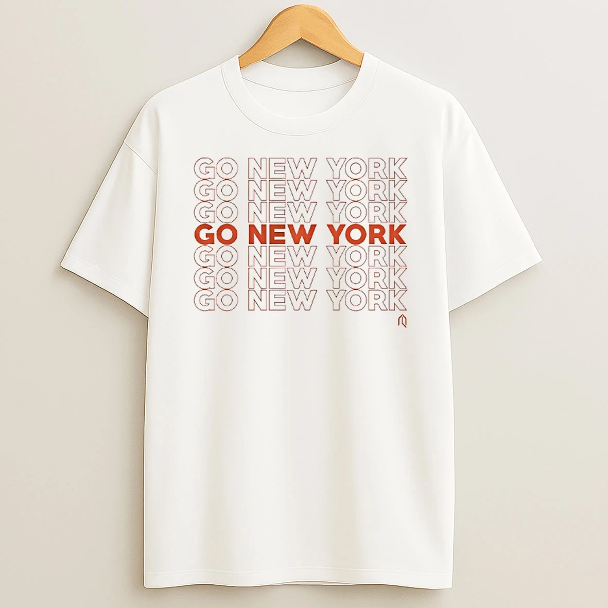 Go New York Orange Ny Basketball T Shirt
