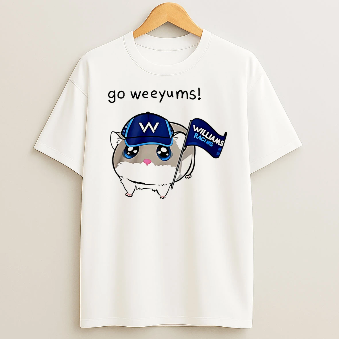 Go Weeyums Williams Racing Cartoon T Shirt