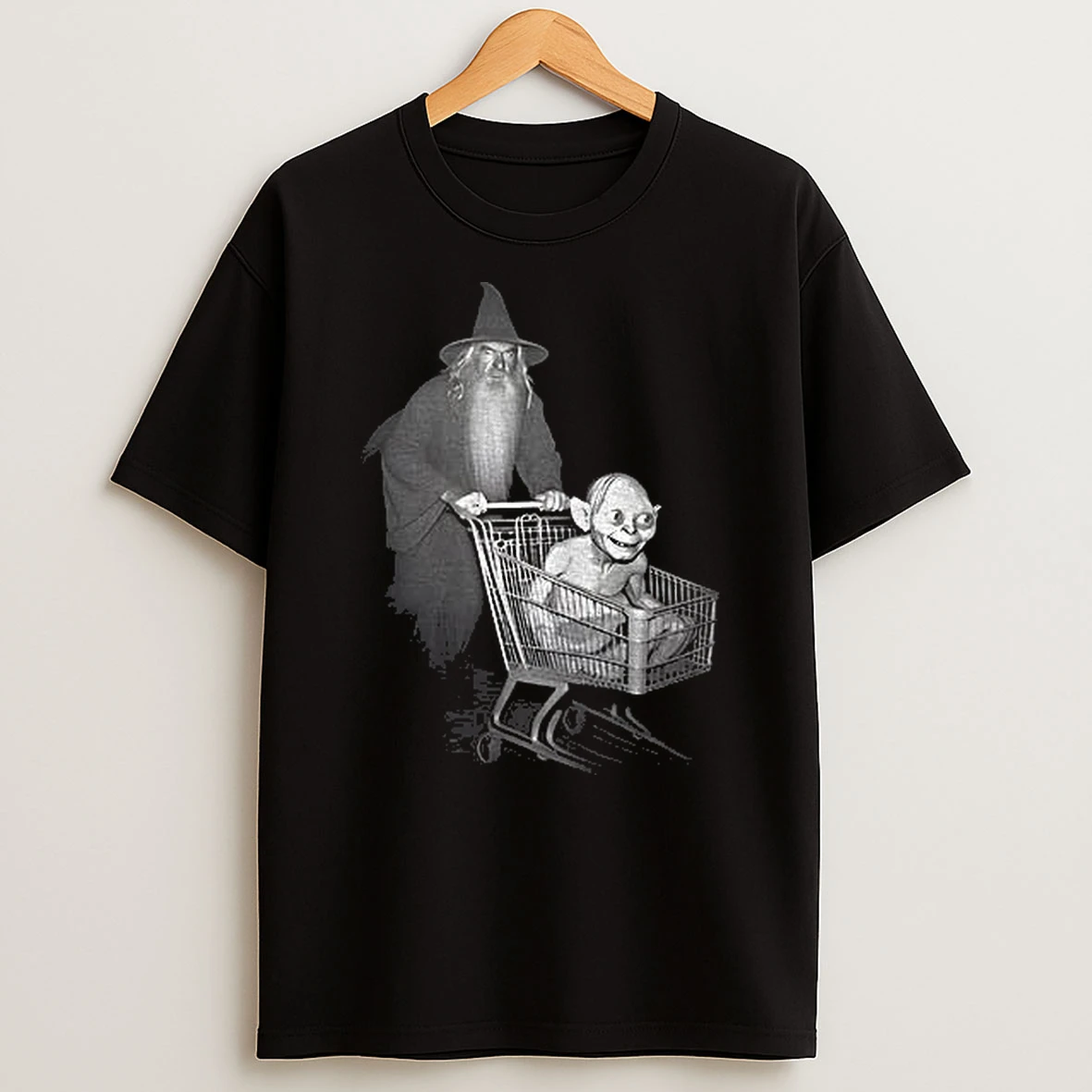 Goblin Pushing Cart Lotr Meme T Shirt