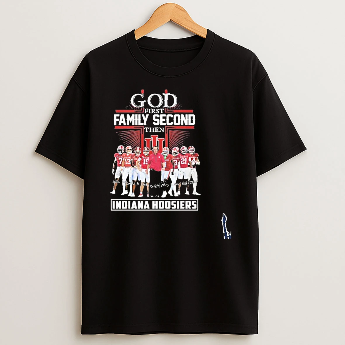 God First Family Second Then Indiana Hoosiers Football 2025 T Shirt