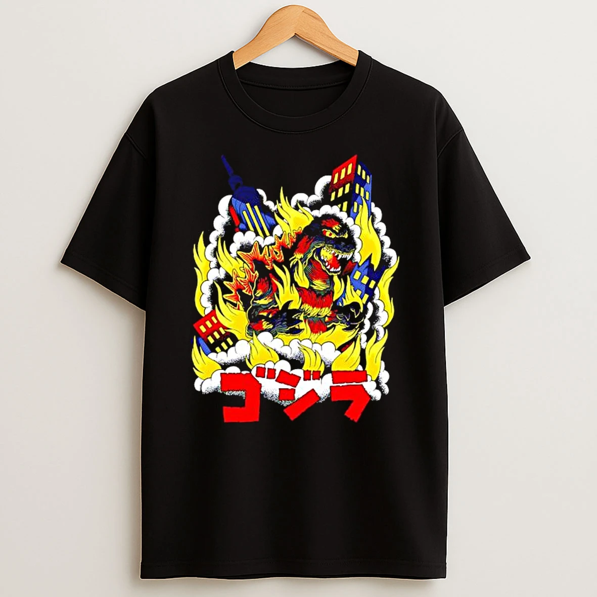 Godzilla Flash Towel Graphic T Shirt