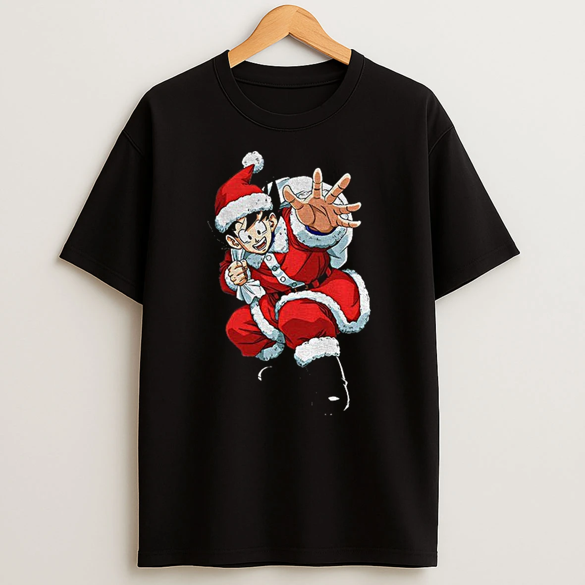 Goku Dragon Ball Z Santa Christmas T Shirt