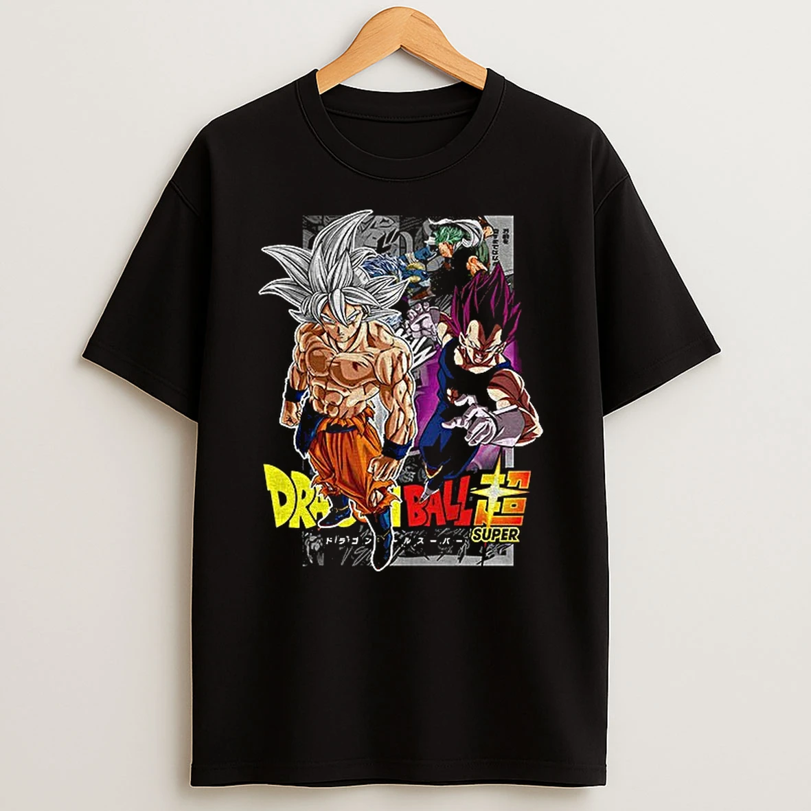 Goku Ultra Instinct Vegeta Rose Dragon Ball Anime Character T Shirt