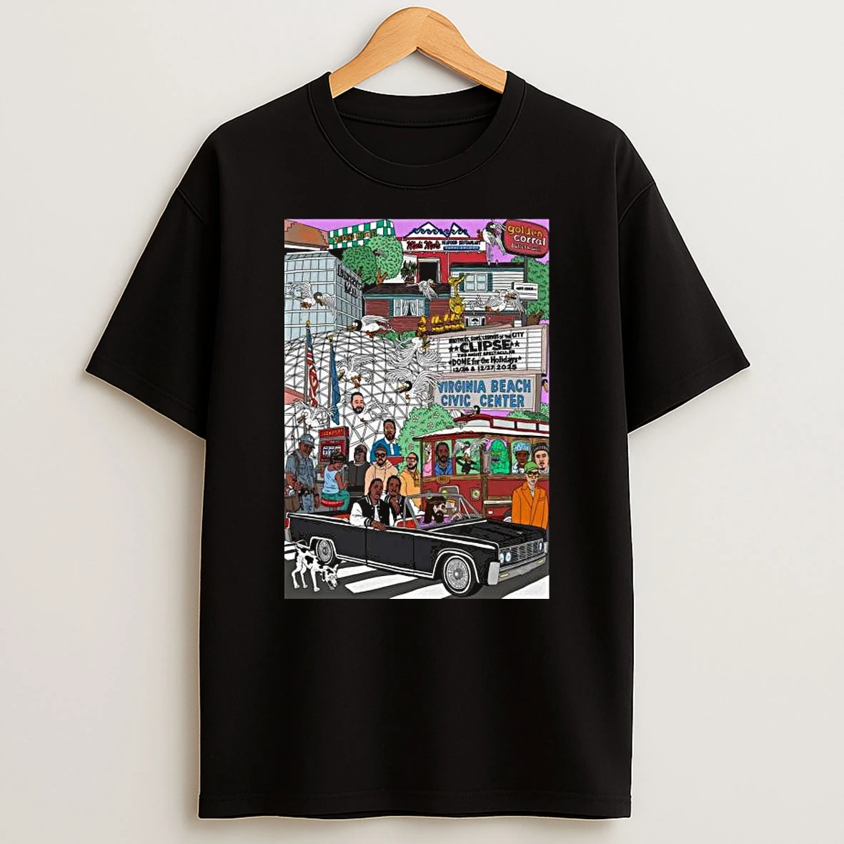 Golden Corral December 26 And 27 2025 Virginia Beach Civic Center T Shirt