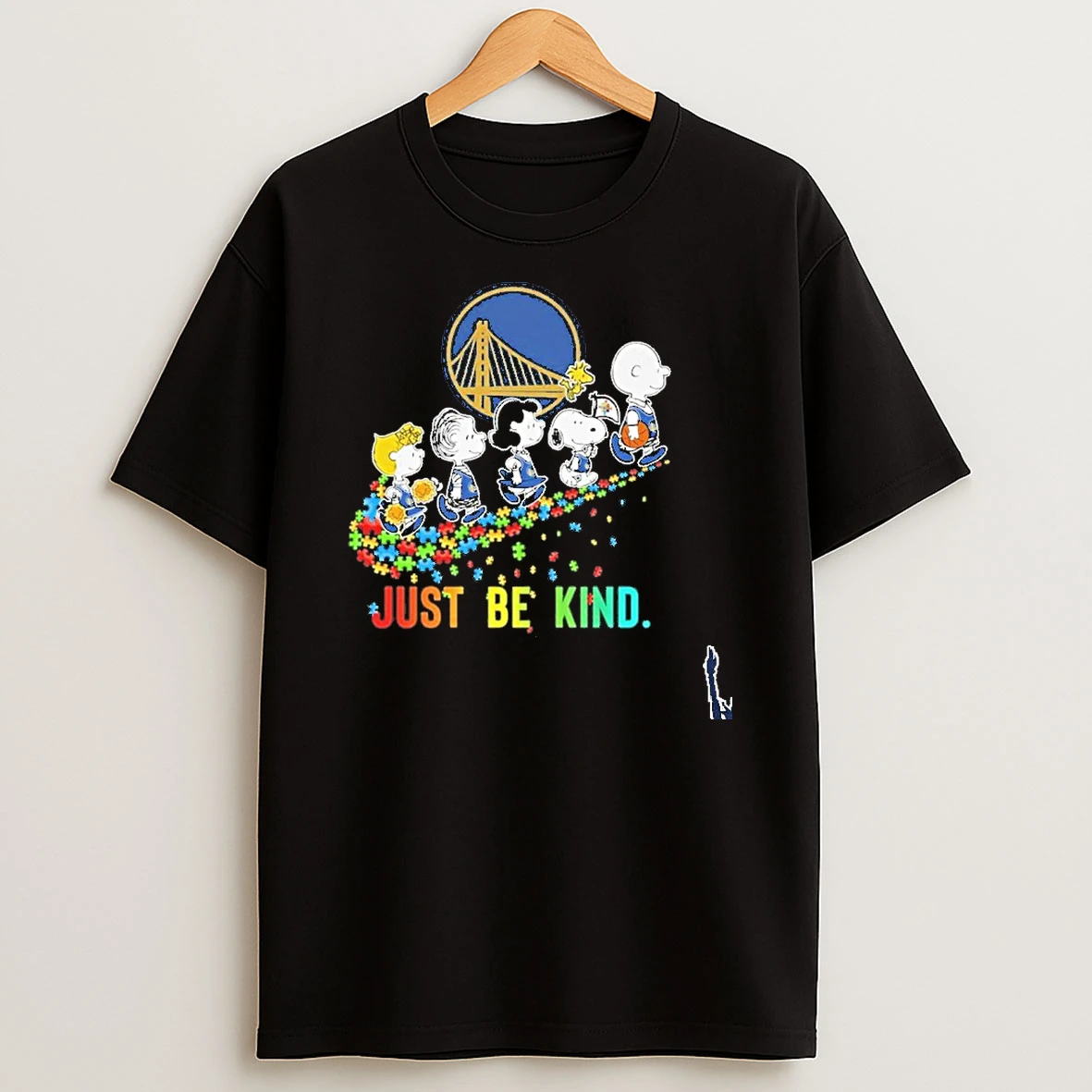 Golden State Warriors Peanuts Just Be Kind T Shirt