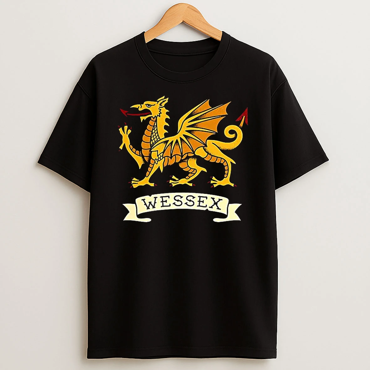 Golden Wyvern Dragon Wessex T Shirt