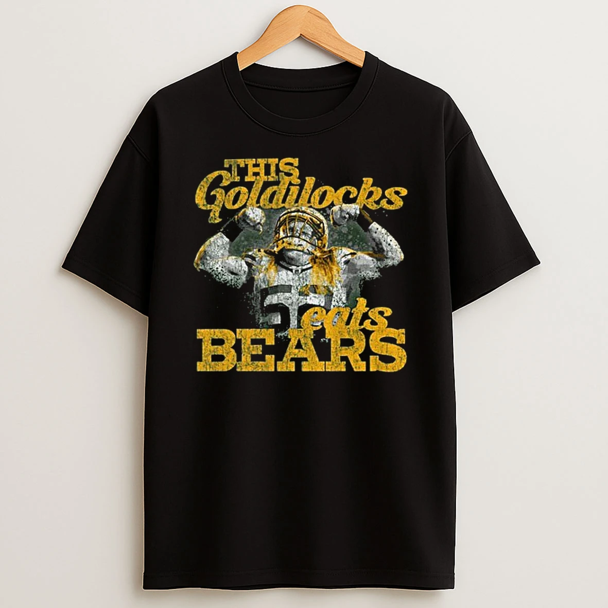 Goldilocks Beats Bears Packers Football Legend T Shirt