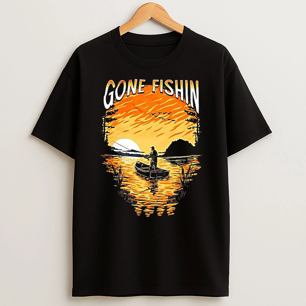 Gone Fishin T Shirt
