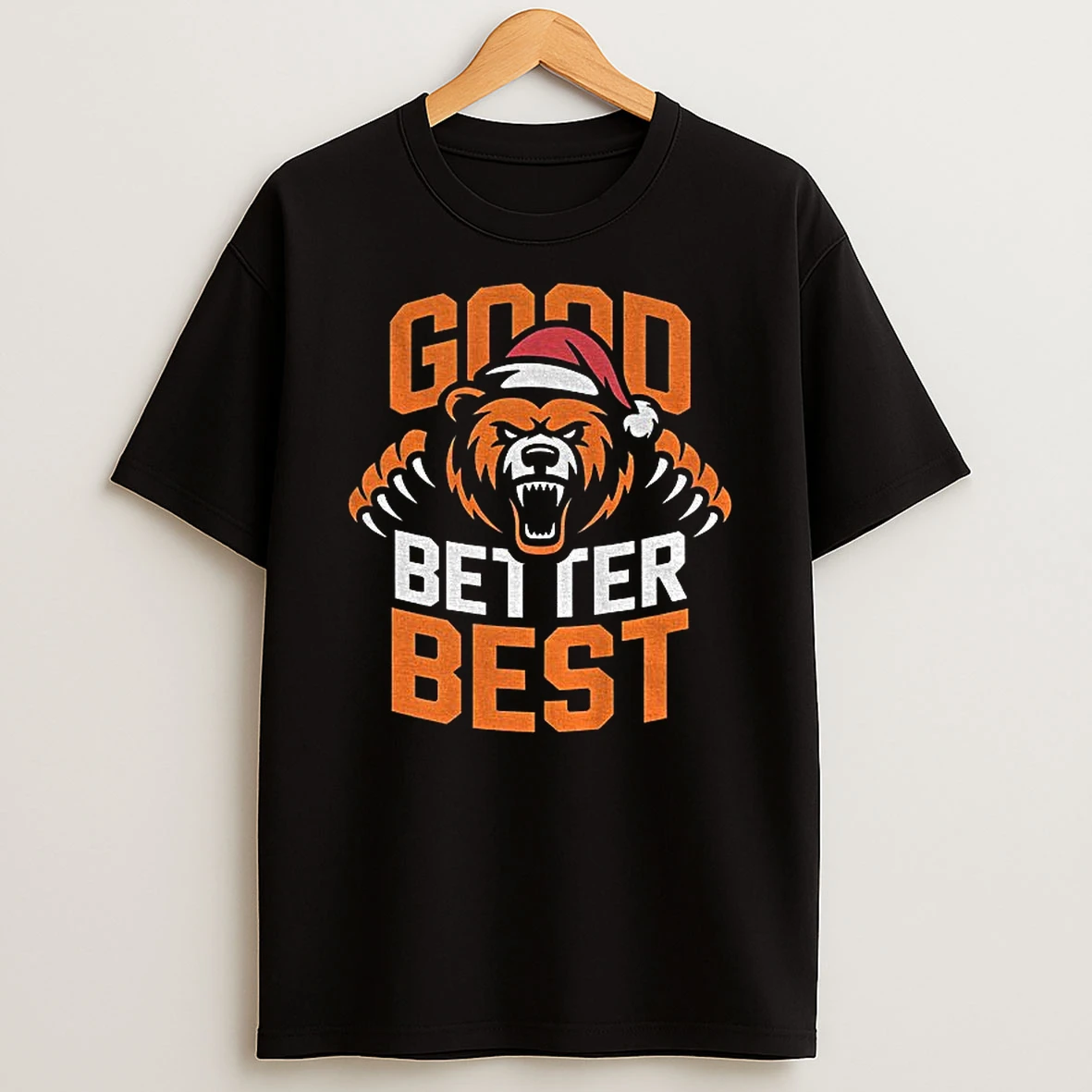 Good Better Best Chicago Mascot Vintage Xmas T Shirt