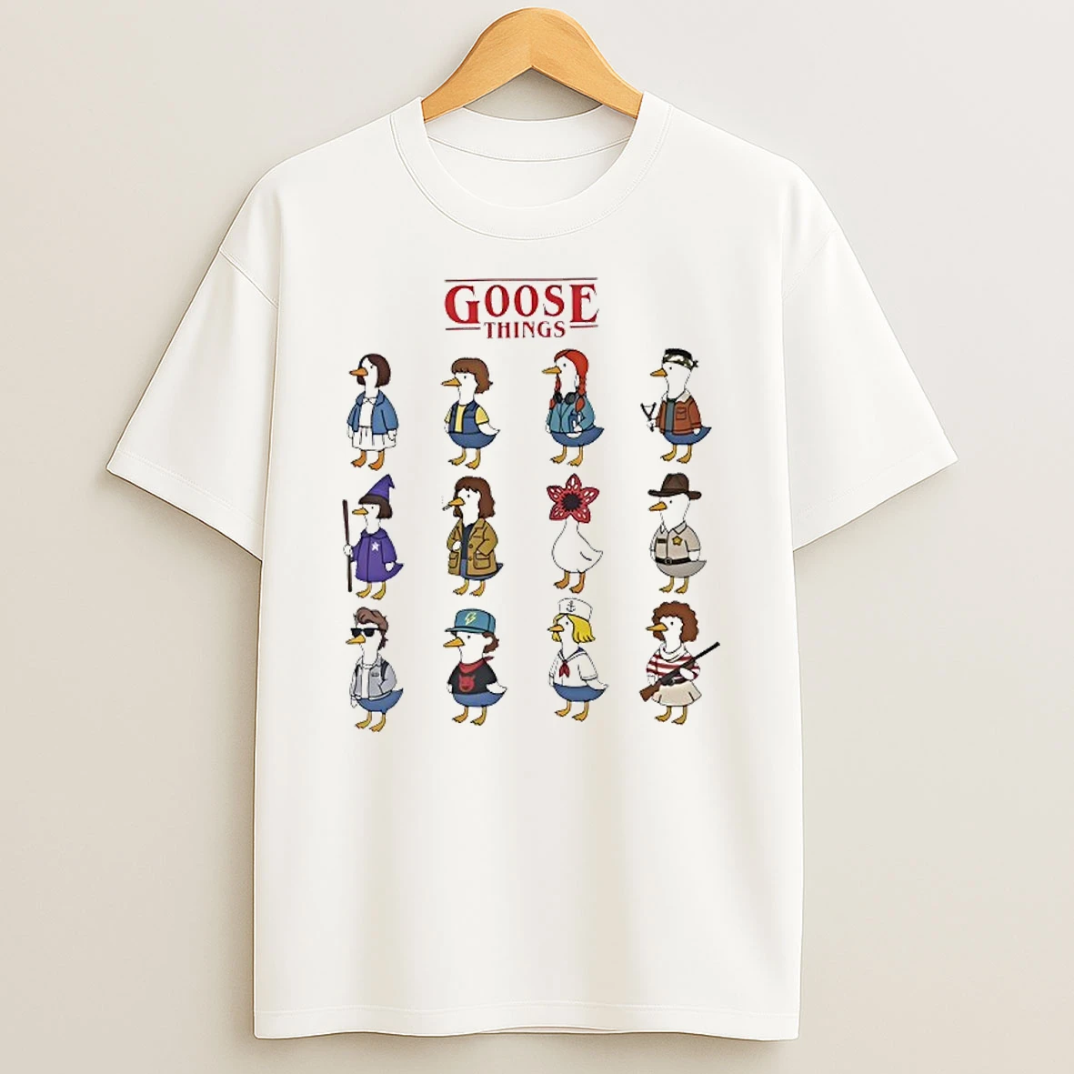 Goose Things Stranger Things T Shirt