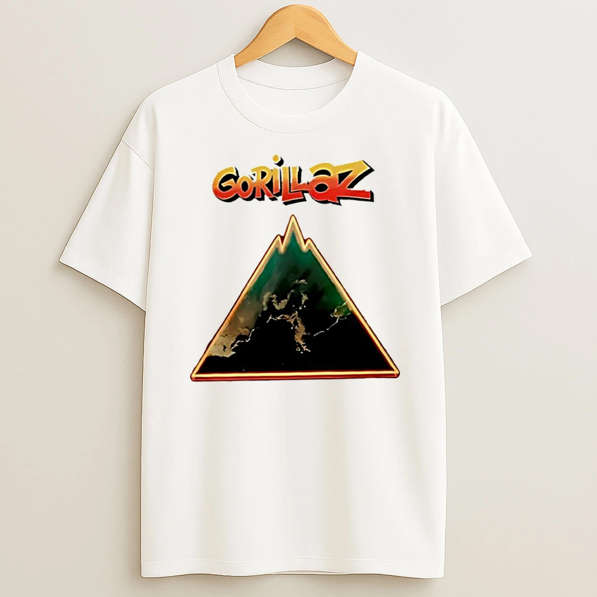 Gorillaz The Mountain Tour Logo 2026 T Shirt