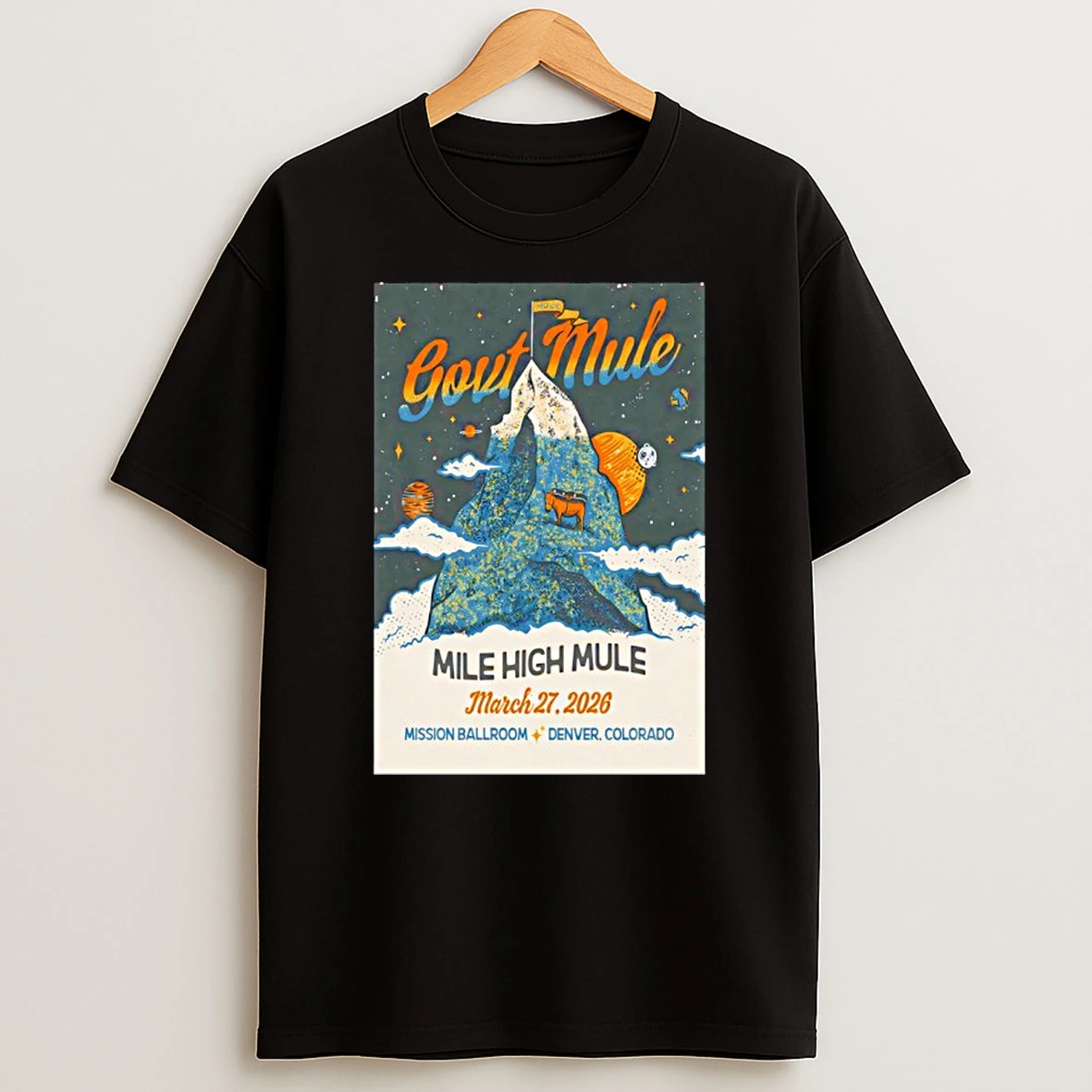 Govt Mule 3 27 2026 Denver Co T Shirt