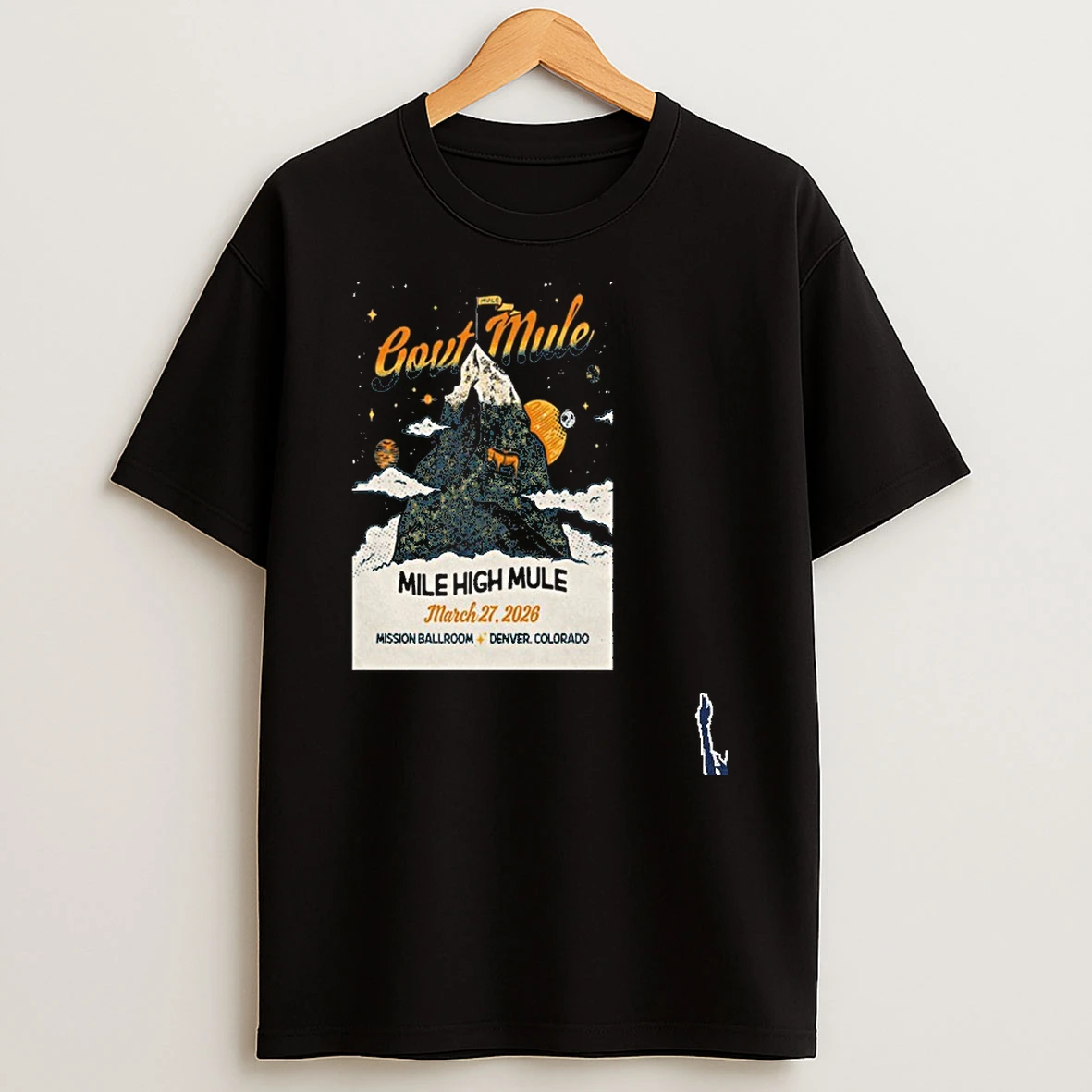 Govt Mule Event Denver Co On Mar 27 2026 T Shirt