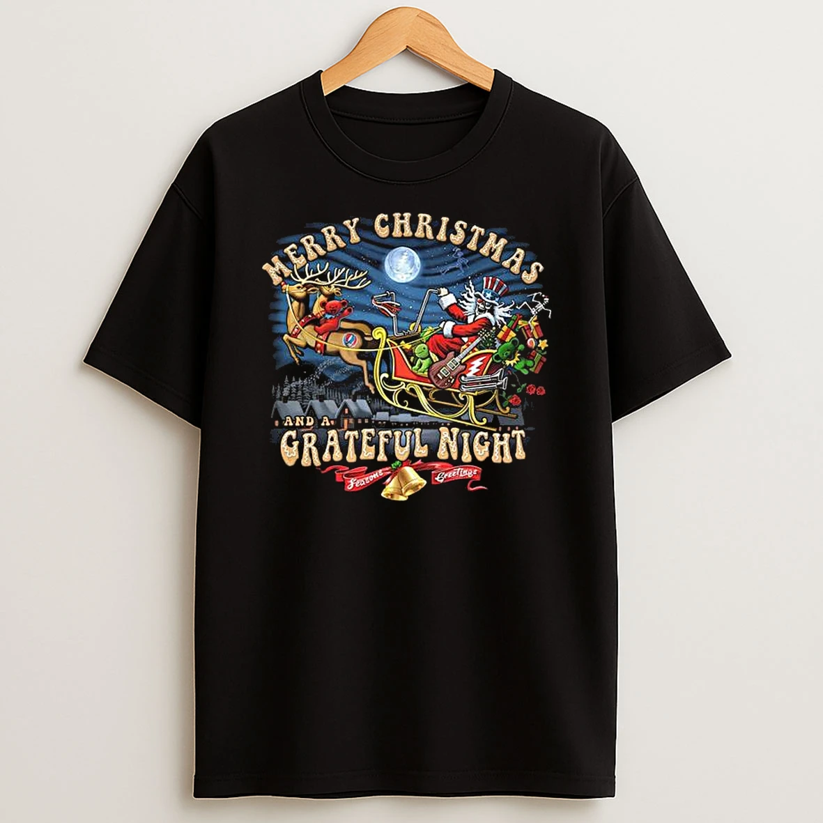 Grateful Dead Merry Christmas And A Grateful Night T Shirt