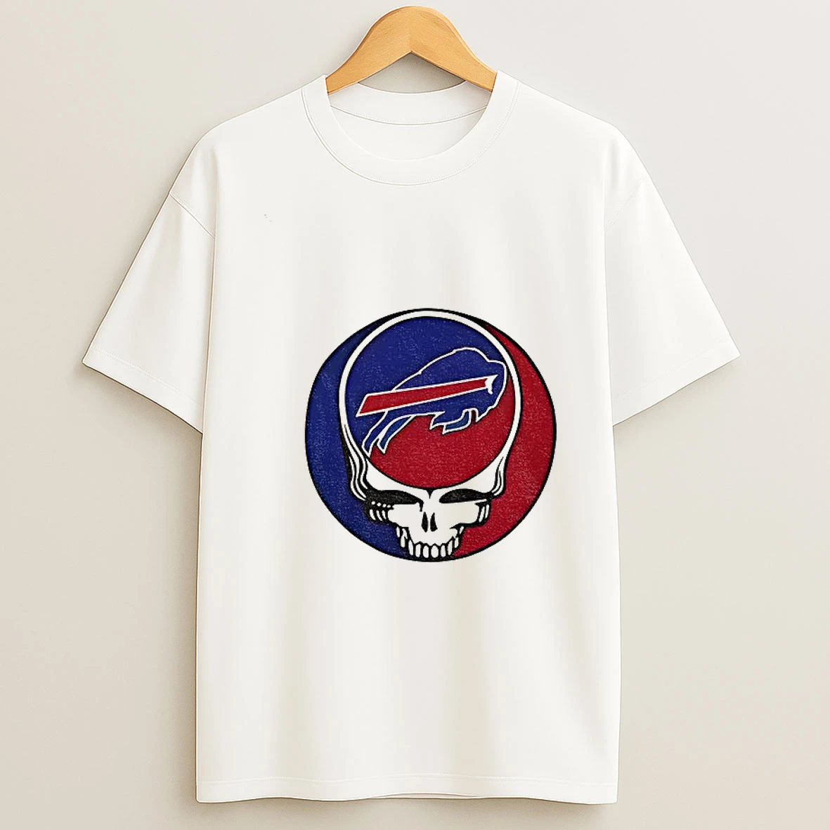 Grateful Dead Stealie Buffalo Bills Nfl Mashup T Shirt