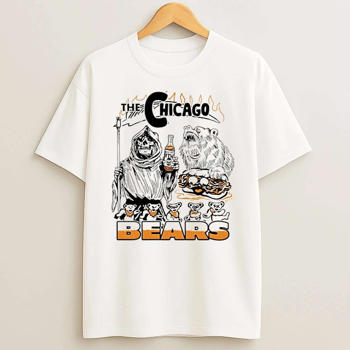 Grateful Dead The Chicago Bears T Shirt