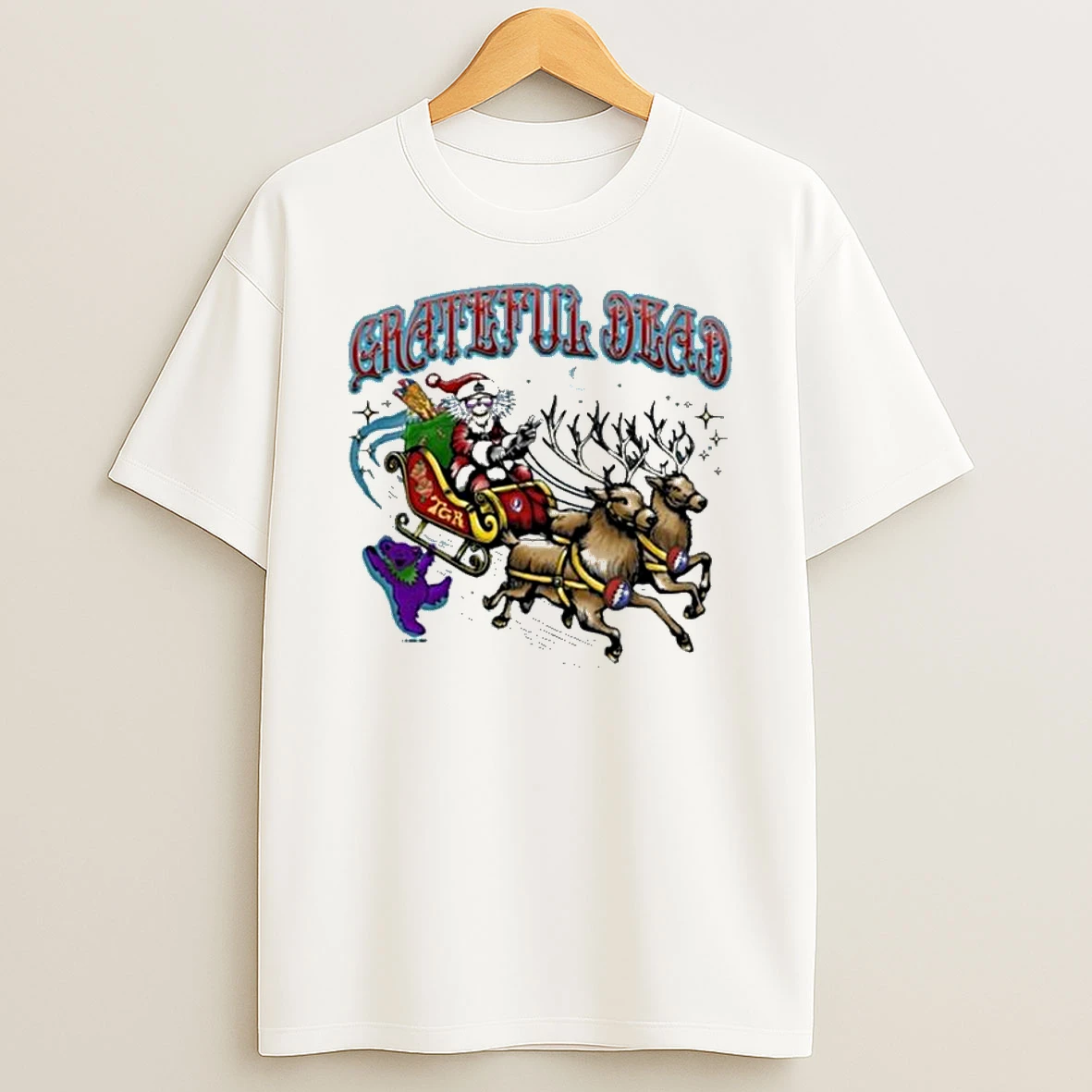 Grateful Dead X Peter Forsythe Steal Your Sleigh 2025 T Shirt