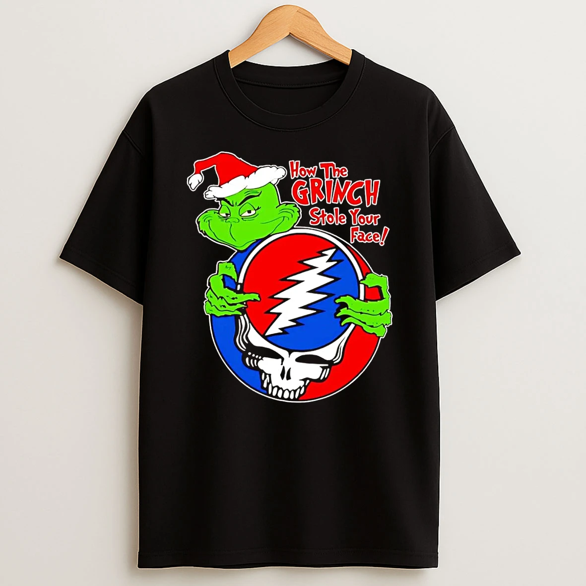 Grateful Dead How The Grinch Stole Your Face T Shirt