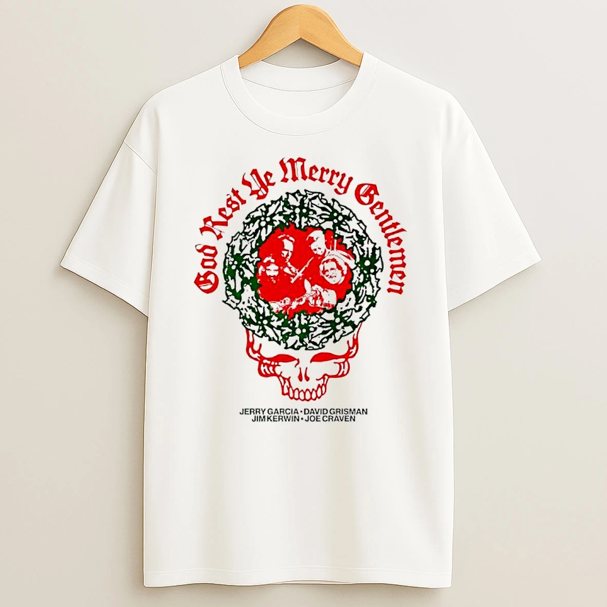 Grateful Dead X God Rest Ye Merry Gentlemen Musicians T Shirt