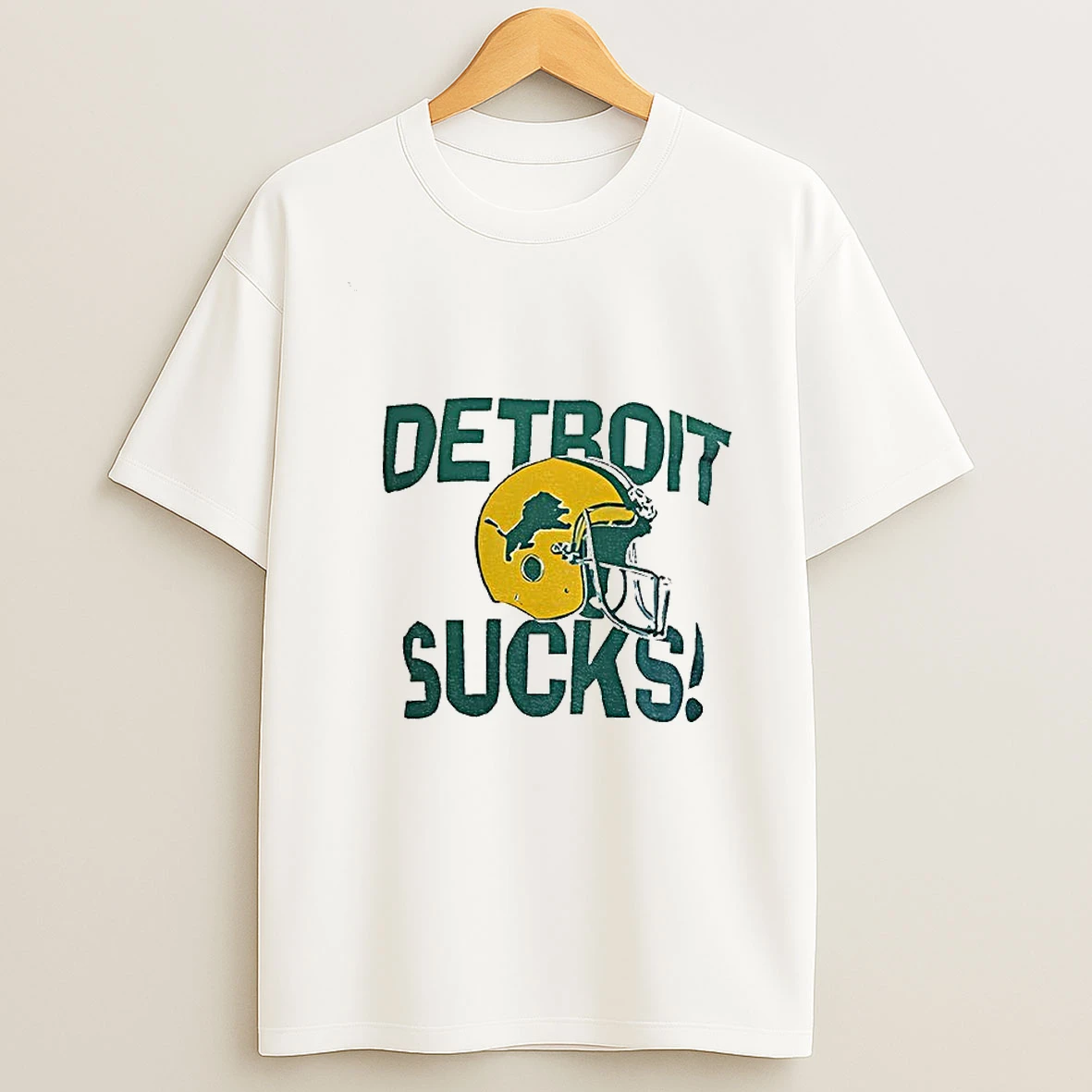 Green Bay Packers Detroit Sucks Nfl Football 2025 T Shirt
