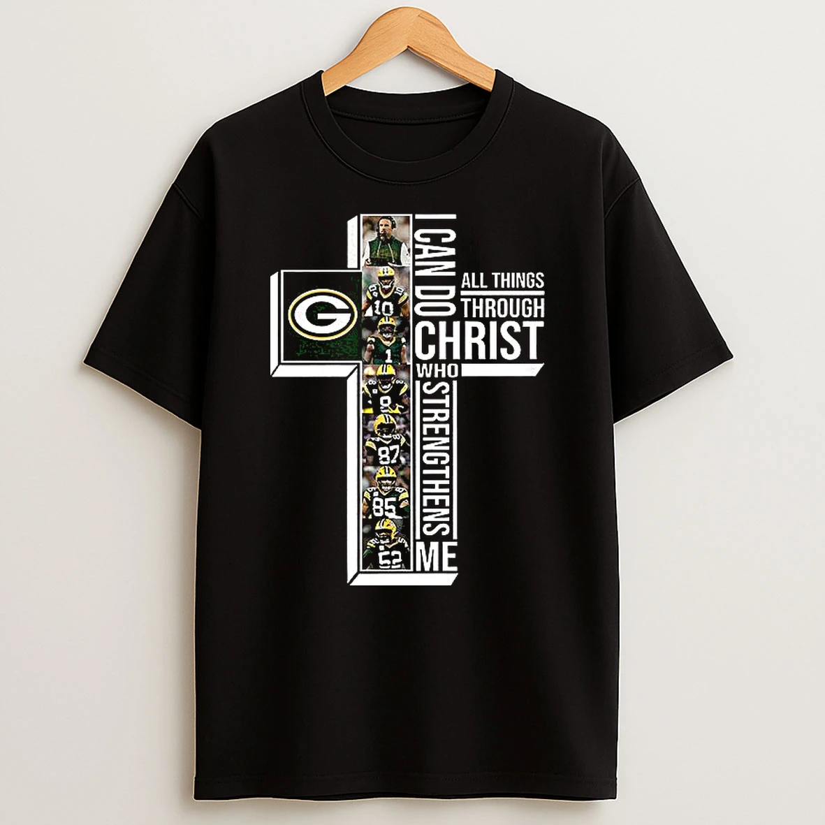 Green Bay Packers I Can Do Christ All Things Through Who Strengthens Me T Shirt