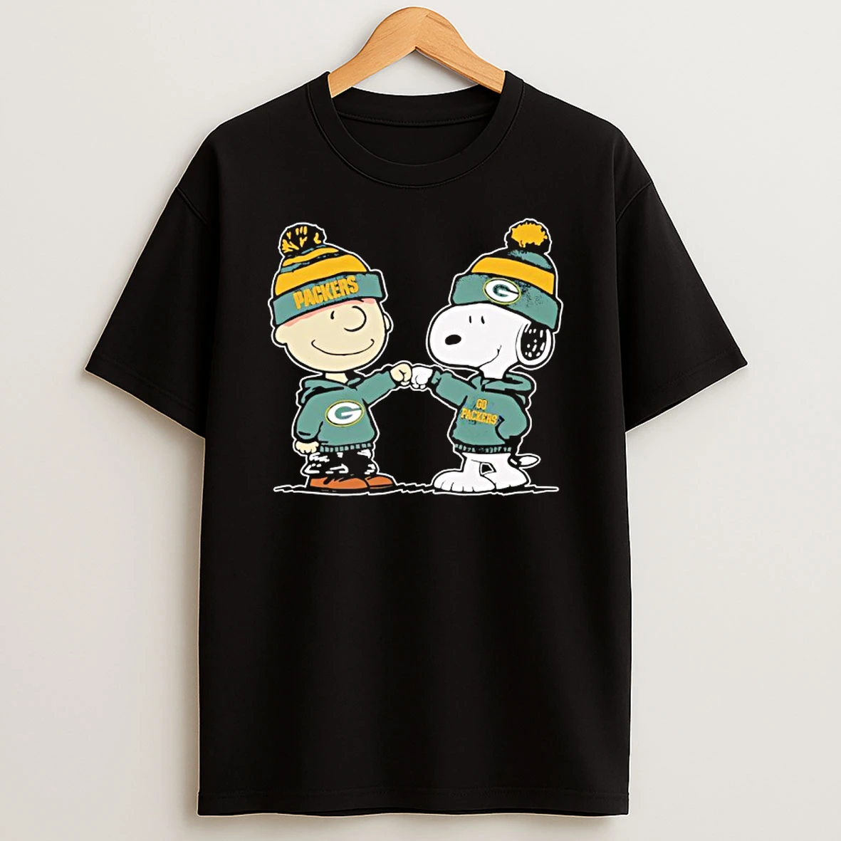 Green Bay Packers Snoopy And Charlie Brown Best Friends T Shirt