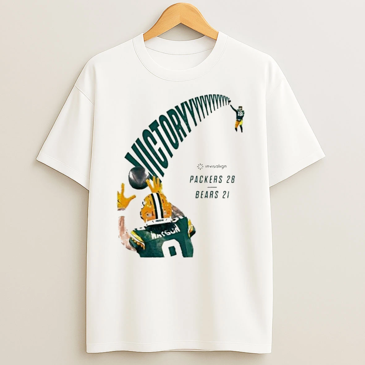 Green Bay Packers Victory 28 Bears 21 T Shirt